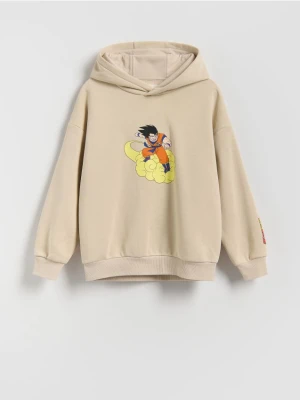 Reserved - Bluza DragonBall - beżowy