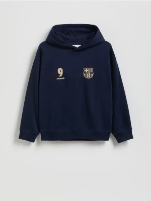 Reserved - Bluza FC Barcelona Lewandowski - granatowy