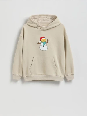 Reserved - Bluza Garfield - beżowy