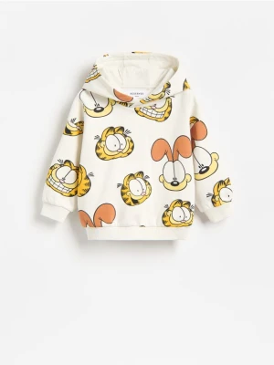 Reserved - Bluza Garfield - złamana biel