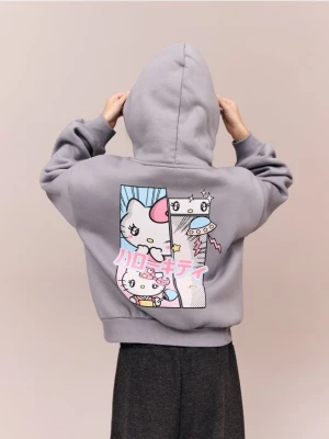 Reserved - Bluza Hello Kitty - ciemnoszary