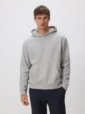 Reserved - Bluza kangurka z kapturem - ciemnoszary