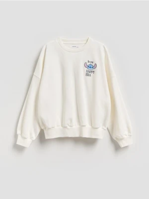 Reserved - Bluza Lilo i Stitch - złamana biel