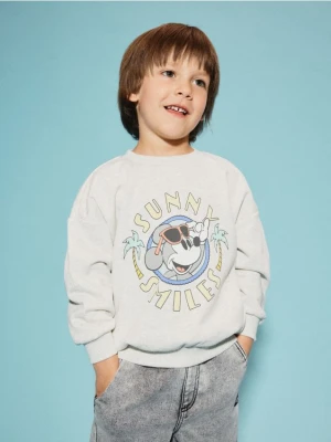 Reserved - Bluza Mickey Mouse - jasnoszary