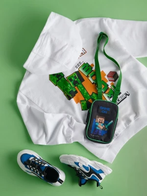 Reserved - Bluza Minecraft - biały