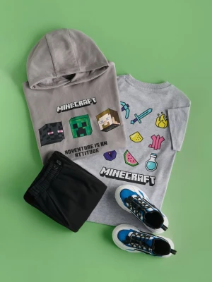 Reserved - Bluza Minecraft - ciemnoszary