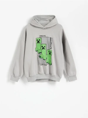 Reserved - Bluza Minecraft - jasnoszary