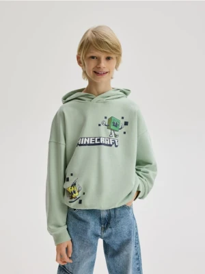Reserved - Bluza Minecraft - jasnoturkusowy