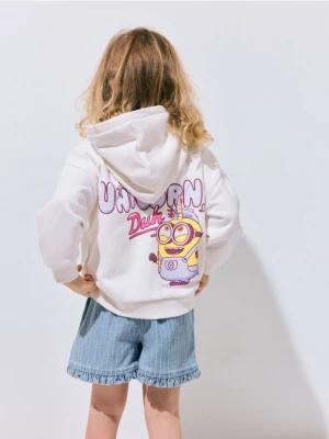 Reserved - Bluza Minionki - złamana biel