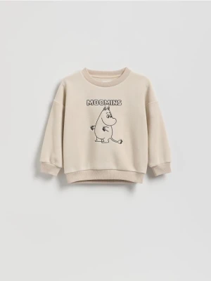 Reserved - Bluza Muminki - beżowy