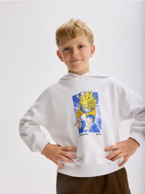 Reserved - Bluza oversize Dragon Ball - biały