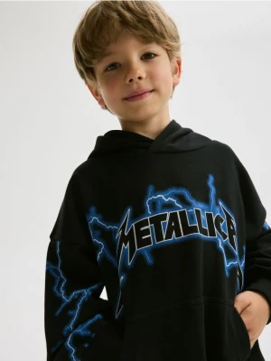Zdjęcie produktu Reserved - Bluza oversize Metallica - czarny