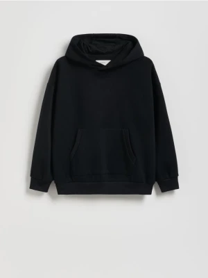Reserved - Bluza oversize z kapturem - czarny