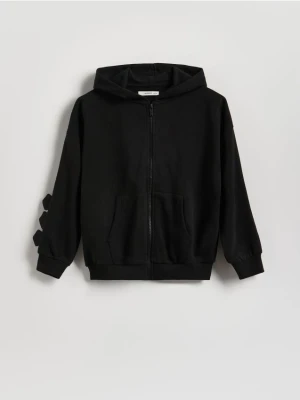 Reserved - Bluza oversize z kapturem - czarny