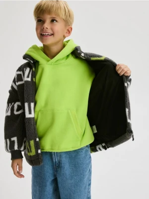 Zdjęcie produktu Reserved - Bluza oversize z kapturem - zielony