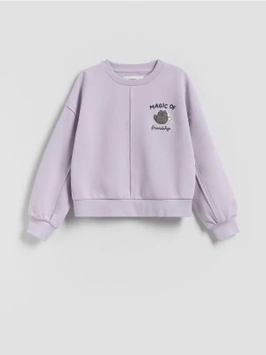 Reserved - Bluza Pusheen - lawendowy