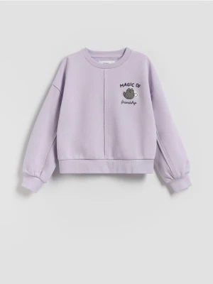 Reserved - Bluza Pusheen - lawendowy
