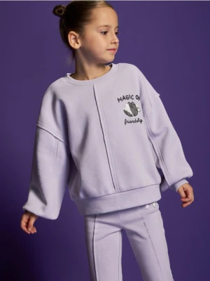 Reserved - Bluza Pusheen - lawendowy
