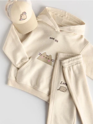 Reserved - Bluza Pusheen z aplikacją 3D - beżowy