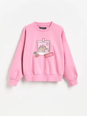 Reserved - Bluza Pusheen z aplikacją 3D - fioletowy