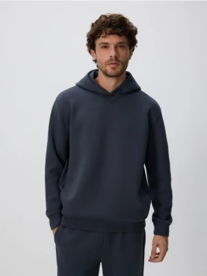 Reserved - Bluza regular z kapturem - ciemnoszary