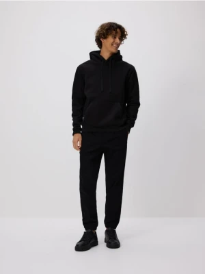 Reserved - Bluza regular z kapturem - czarny