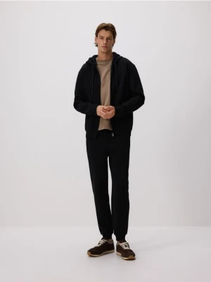 Reserved - Bluza regular z kapturem - czarny