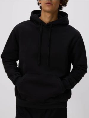 Reserved - Bluza regular z kapturem - czarny