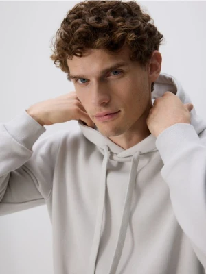 Reserved - Bluza regular z kapturem - jasnoszary