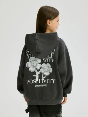 Reserved - Bluza SmileyWorld® - ciemnoszary