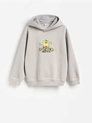 Reserved - Bluza SpongeBob - beżowy