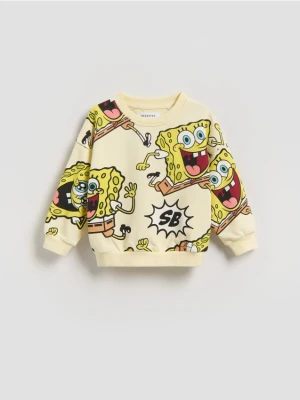 Reserved - Bluza SpongeBob - jasnożółty