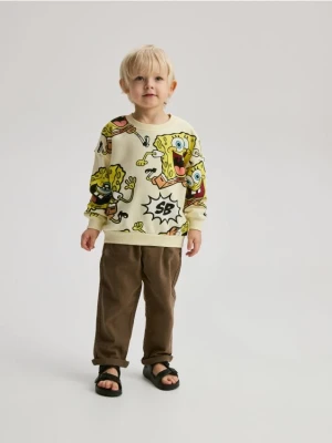 Reserved - Bluza SpongeBob - jasnożółty