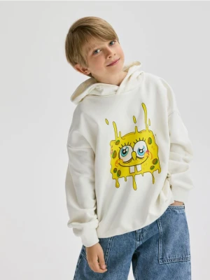 Reserved - Bluza SpongeBob - złamana biel