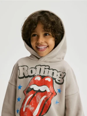 Reserved - Bluza The Rolling Stones - beżowy