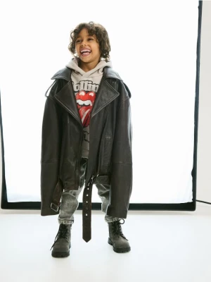 Reserved - Bluza The Rolling Stones - beżowy