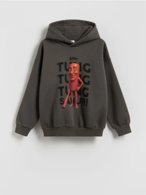 Reserved - Bluza Tung Tung Sahur - ciemnoszary