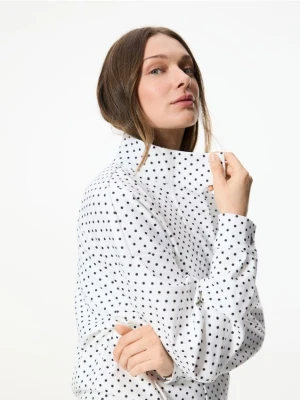 Reserved - Bluza w groszki - wielobarwny