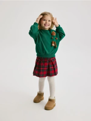 Zdjęcie produktu Reserved - Bluza z aplikacją 3d - zielony