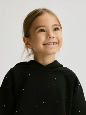 Reserved - Bluza z aplikacjami - czarny