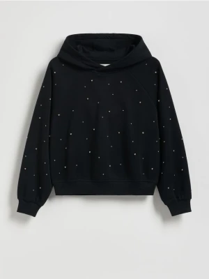 Reserved - Bluza z aplikacjami - czarny