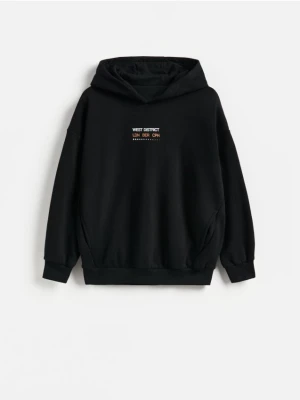 Reserved - Bluza z bawełną - czarny
