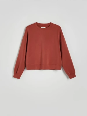 Reserved - Bluza z dodatkiem modalu - miedziany