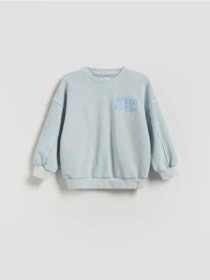 Reserved - Bluza z efektem sprania - jasnoniebieski