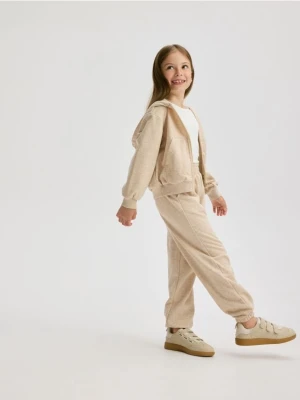 Reserved - Bluza z kapturem - beżowy