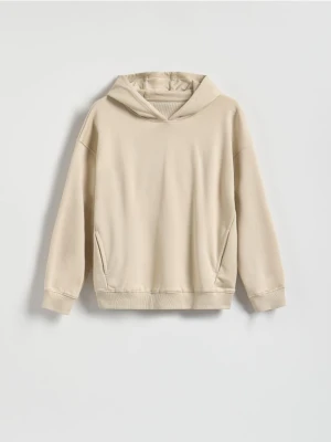 Reserved - Bluza z kapturem - beżowy