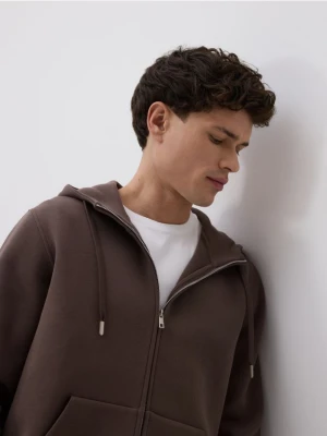 Reserved - Bluza z kapturem - beżowy