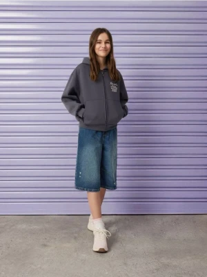 Reserved - Bluza z kapturem - ciemnoszary