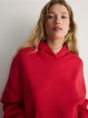 Reserved - Bluza z kapturem - czerwony
