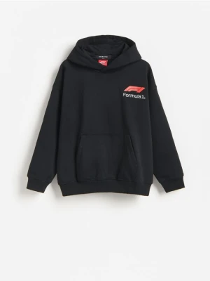 Reserved - Bluza z kapturem F1 - czarny